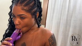 sensual fuck with toys between two hot young black girls