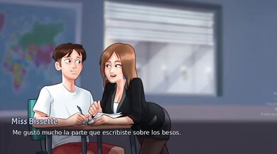 After Class Spanish Teacher ENJOYS cum Inside MILF Cartoon Gaming