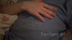Tight Teen Fucks Herself with a Huge Black Dildo