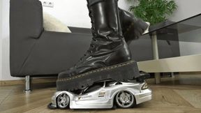 Crushing your RC car under my Dr Martens boots (small version)