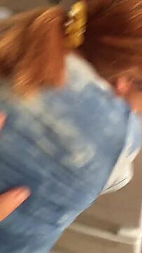 Big-titted BBW caught in the act, gets fucked hard