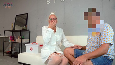 379 - MILF NURSE - URETHRAL SOUNDING - PISS IN MOUTH - DRINK PEE - ANAL