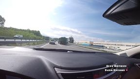 m exhibant nue en me godant avec mon sextoy sur l autoroute voici une video ...