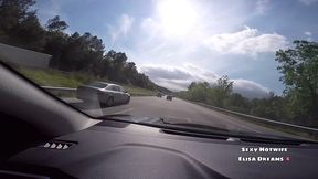 m exhibant nue en me godant avec mon sextoy sur l autoroute voici une video ...