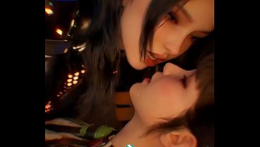 Eve x Tachy Lesbian action ( Stellar Blade/ AI generated)