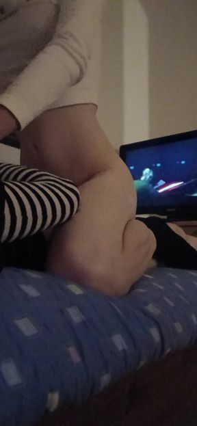 Femboy rides his boyfriend