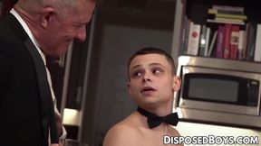 Marcus Rivers Submits to Old Man Killian Knox in Hot Group BDSM Session
