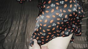 Milf stepmom on anal, on the floor of the bump, and she liked it!