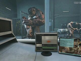 ashley and femshep getting fucked by monsters hawt