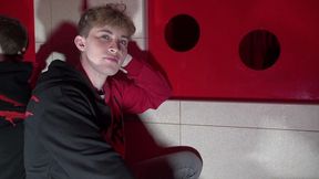 slut femboy fucked bareback in sling by kevin david