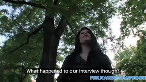 PublicSex British underwear model gets fucked in the bushes (p1100)