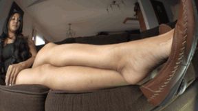 Brown Leather Flats, 1st