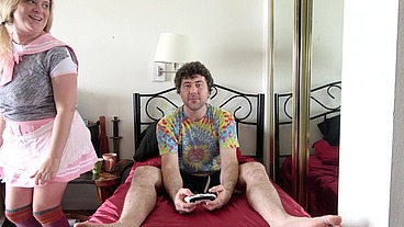 Stepsister lets her stepbrother fuck her butthole