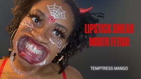 Lipstick Smear Mouth Fetish