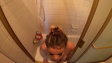 Your stepmom invites you into her shower for sex POV - Erin Electra