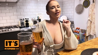 Hot and sexy footjob and blowjob action with neighbor Geisha Kyd