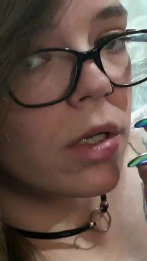 Stepsister caught sneaking some smokes