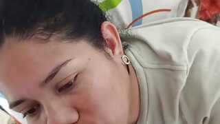 Blowjob, cum in mouth &#8211; POV anal POV video of amateur mature Latina whore getting anally fucked