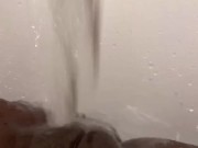 Pussy orgasm from tub faucet