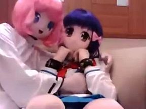2 kigurumi bondage (no sound)