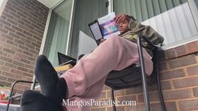Temptress Mango's Snap and Send - Financial Domination , Ignore, Tiny Man POV Sock & Foot Fetish
