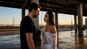 ex girlfriend at car wash gets soaked and fucked in the open bay [ai generated]