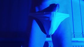 growing and peeking boner bulge