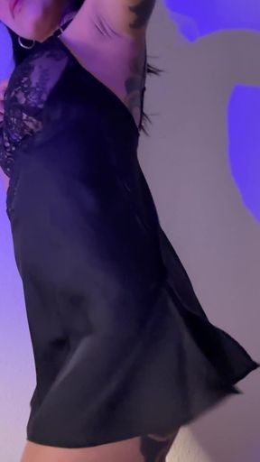Dancing in a dress