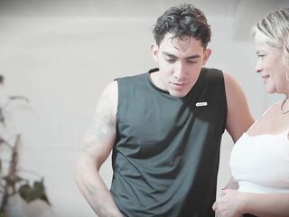 My mother I'd like to fuck stepmom teaches me a lesson by seducing me and banging my large virgin penis with her sexy, moist vagina!