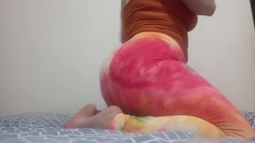 Pearl Sofia in ligras and is naked to touch herself