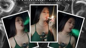 “Emerald Exhale - The Cigarette with Emerald Smoke