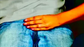 Debbie wants that cock really bad inside her but chose to give him a good handjob instead