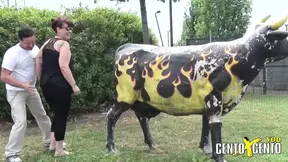 Great quickie fuck with the cow Carolina