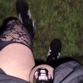 Sissy Chastity Night Walk