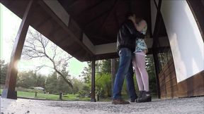 ”Sweet Dorm Hottie Leant On A Tree & Doggystyled”