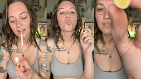 SFW smoking encouragement - will you share a cigarette with me?
