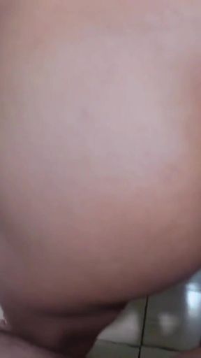 hot short girl sitting and bouncing on the dick until she cums inside her hot pussy   Clip 3