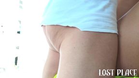 stacy bloom rough ass fuck and public blowjob after photosession in lost place