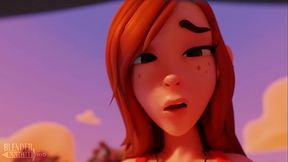 Wendy Takes a Dipper by the pool (Blenderknight, Lewdheart)