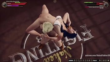 Johnny Walker Black ALPHA VS Gale (Naked Fighter 3D)