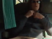 completely naked on the train