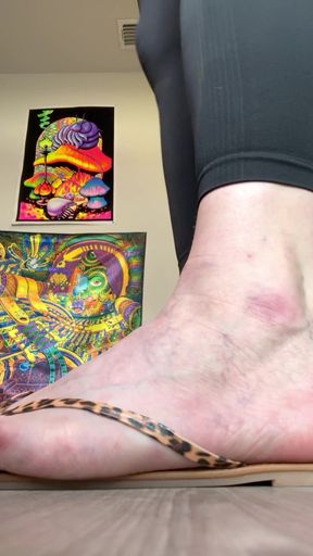 Stomping Hard in Flip Flops