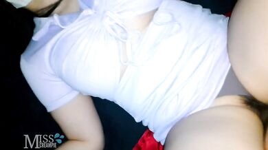 Thai local wife cheating on her husband for fun with creampie ending