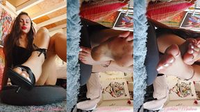 tu es bonne suceuse d’orteils alors sors ta langue et nettoie ma plante de ...