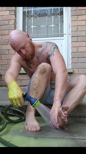 I Needed to Wash My Hands and Feet I After Got a Little Carried Away with a Painting I Was Working on