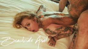 Stretching Tattooed Babe Eddie Dean's Asshole to the MAX