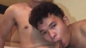 Cjs asian anal adventure: hot handjob and bareback cumshot