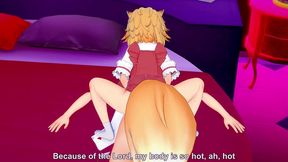 the helpful fox helps her man with his morning wood - the helpful fox senko-san hentai parody