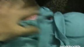 ”Big Titted blonde giving head on casting”