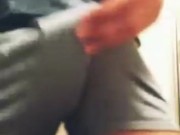 Basketball shorts bulge